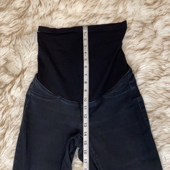 1822 Denim Maternity Jeans Stretch Skinny Jeggings Black Size 24 - Picture 8 of 8